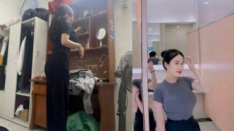 Em sinh viên ĐH Công Đoàn ngực to